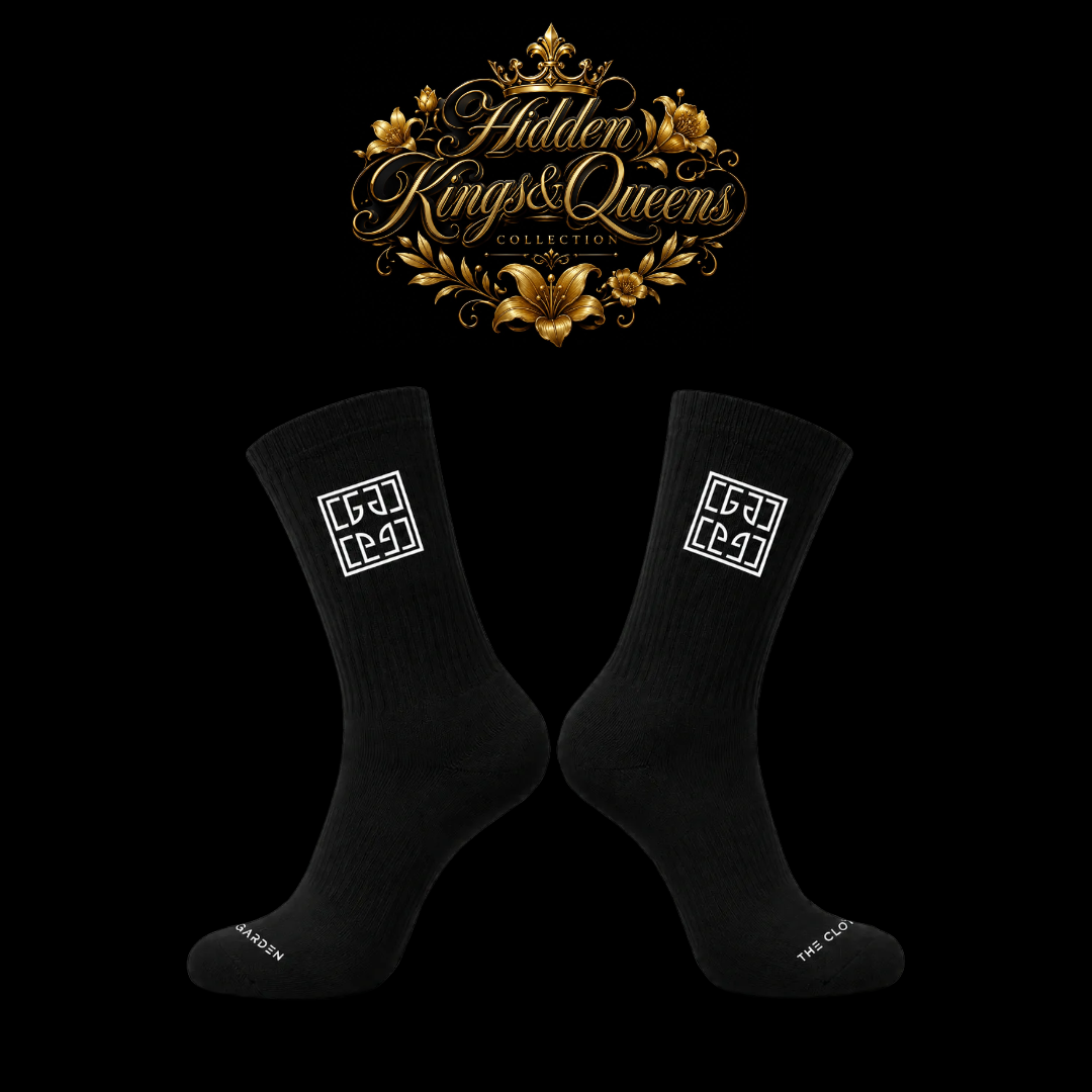HK&Q Black Regal Box Socks