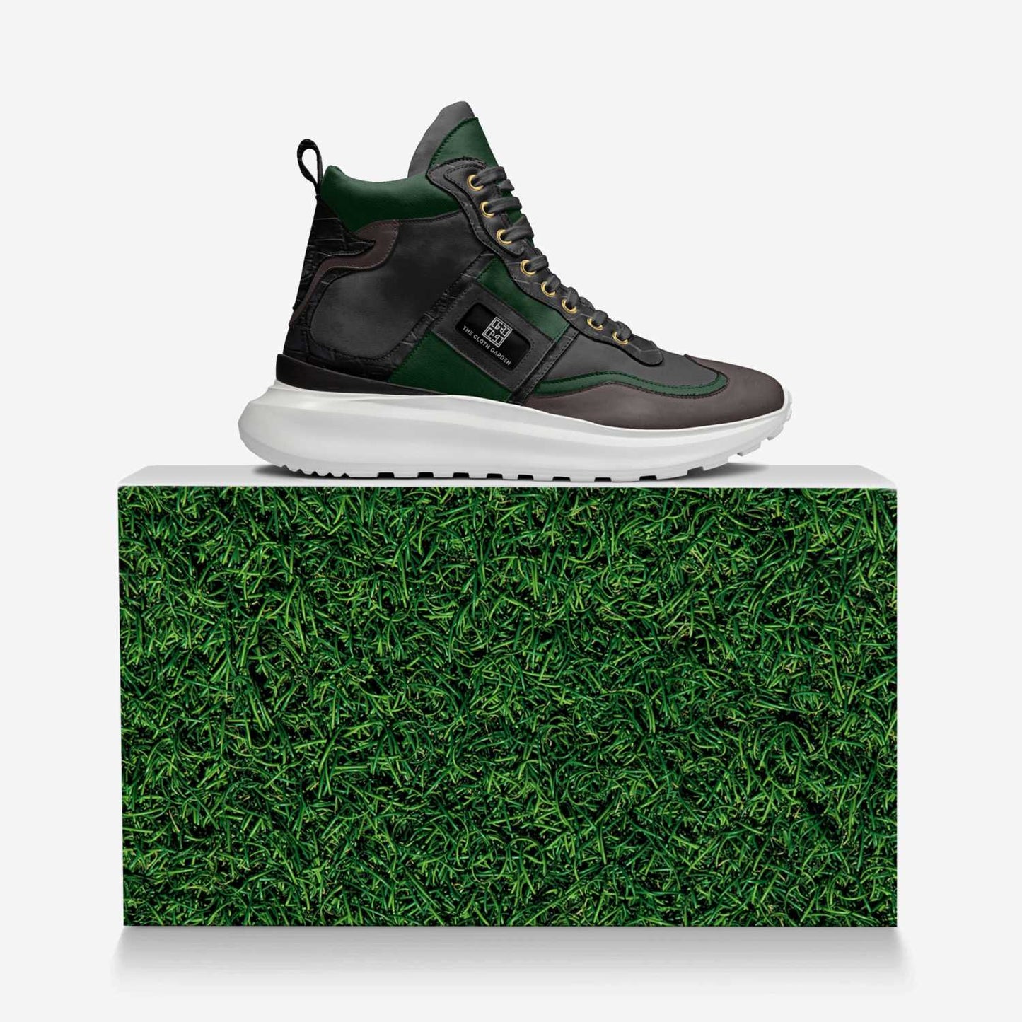 Snake In The Grass High Top Tennis Shoe