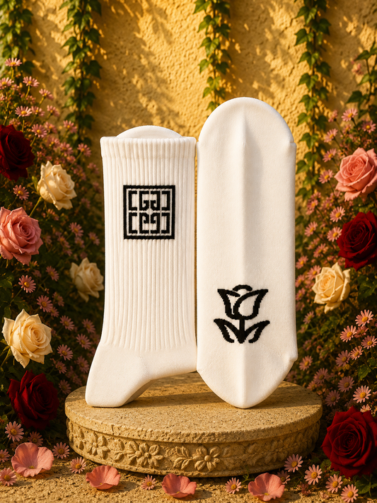 THE WHITE GARDEN LUX SOCKS