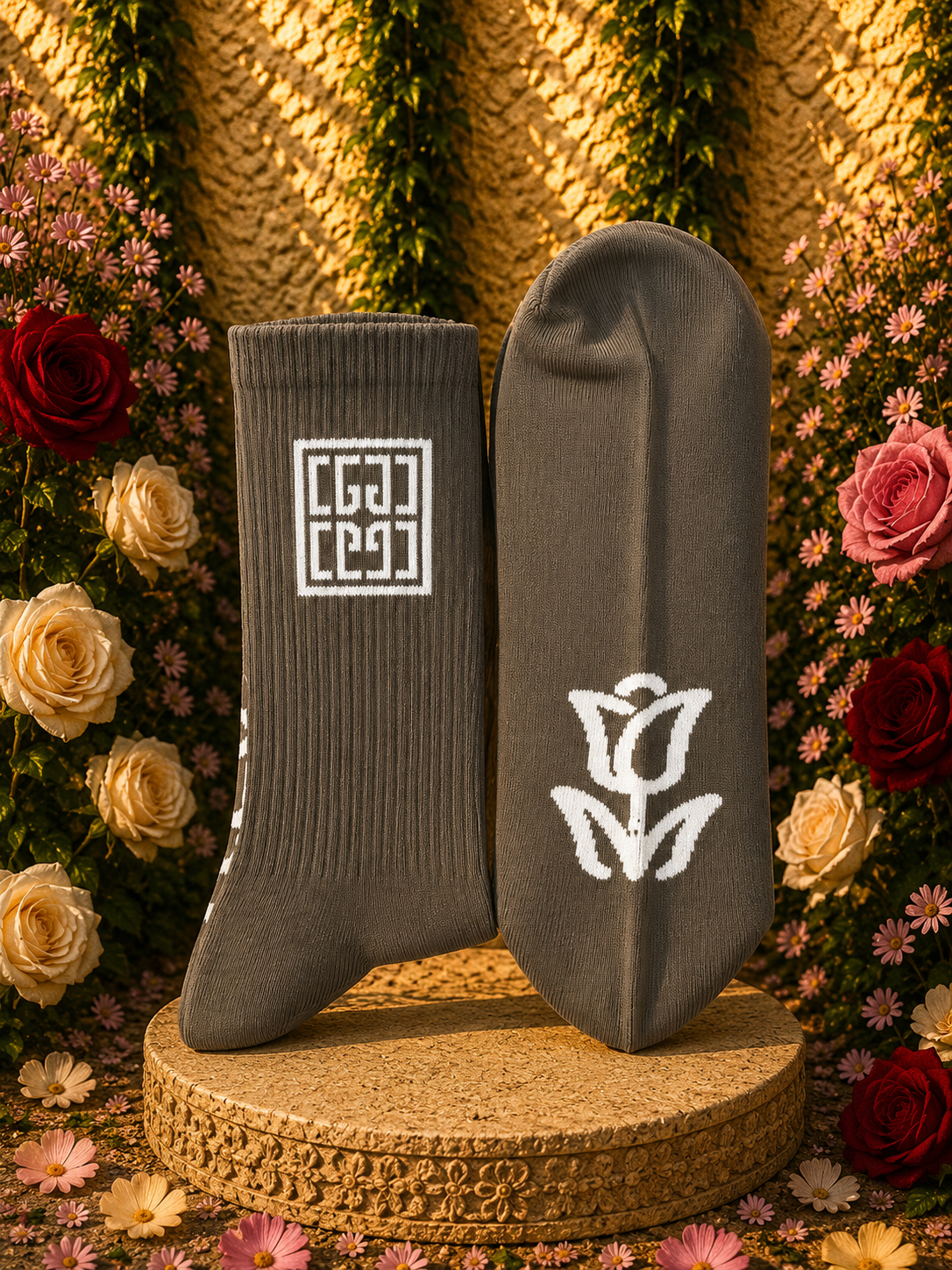 THE GARDEN LUX VOLCANIC ASH SOCKS