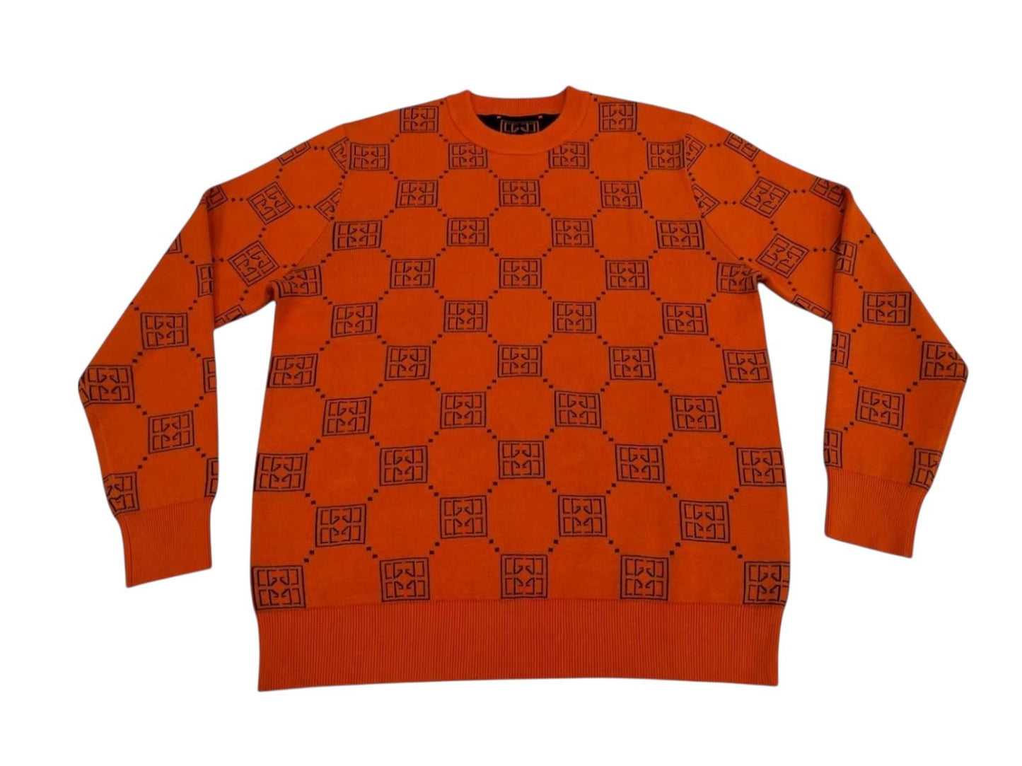 HOLIDAY ORANGE GARDEN LUX SWEATER (Pre-Order)