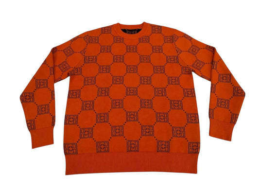 HOLIDAY ORANGE GARDEN LUX SWEATER (Pre-Order)