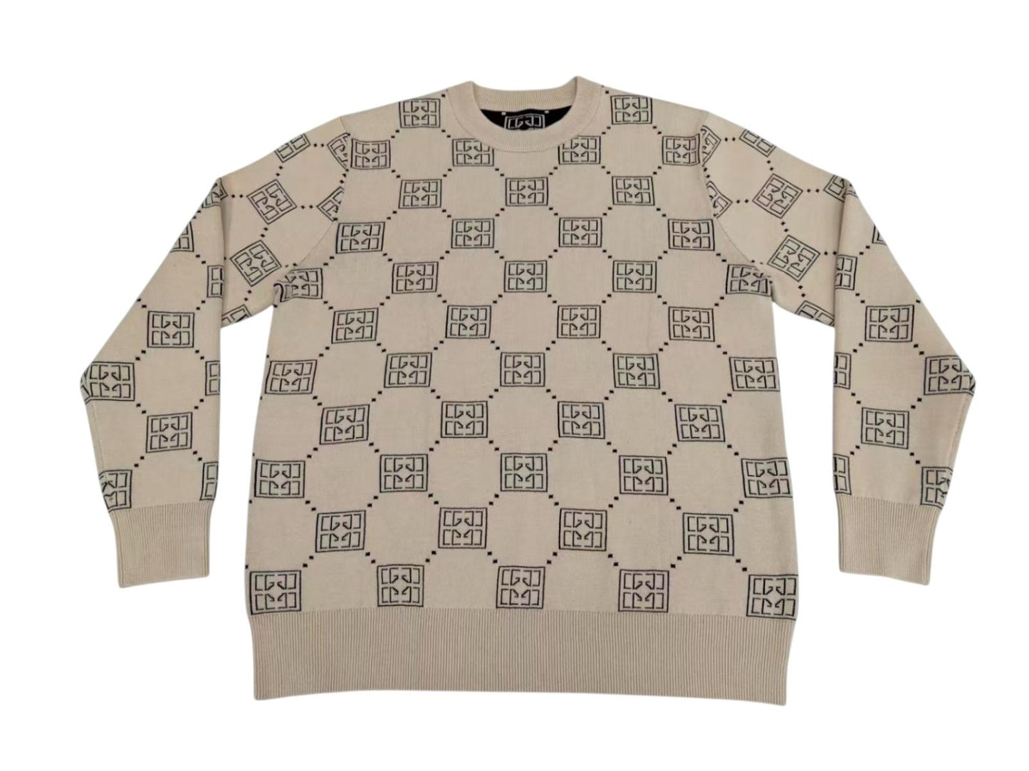 CREAM HYDRANGEA GARDEN LUX SWEATER (PRE-ORDER)